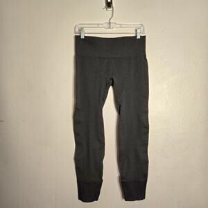 Athletic Seamless Compression Lululemon Ebb To Street Pant Gray 8 Legging Gym